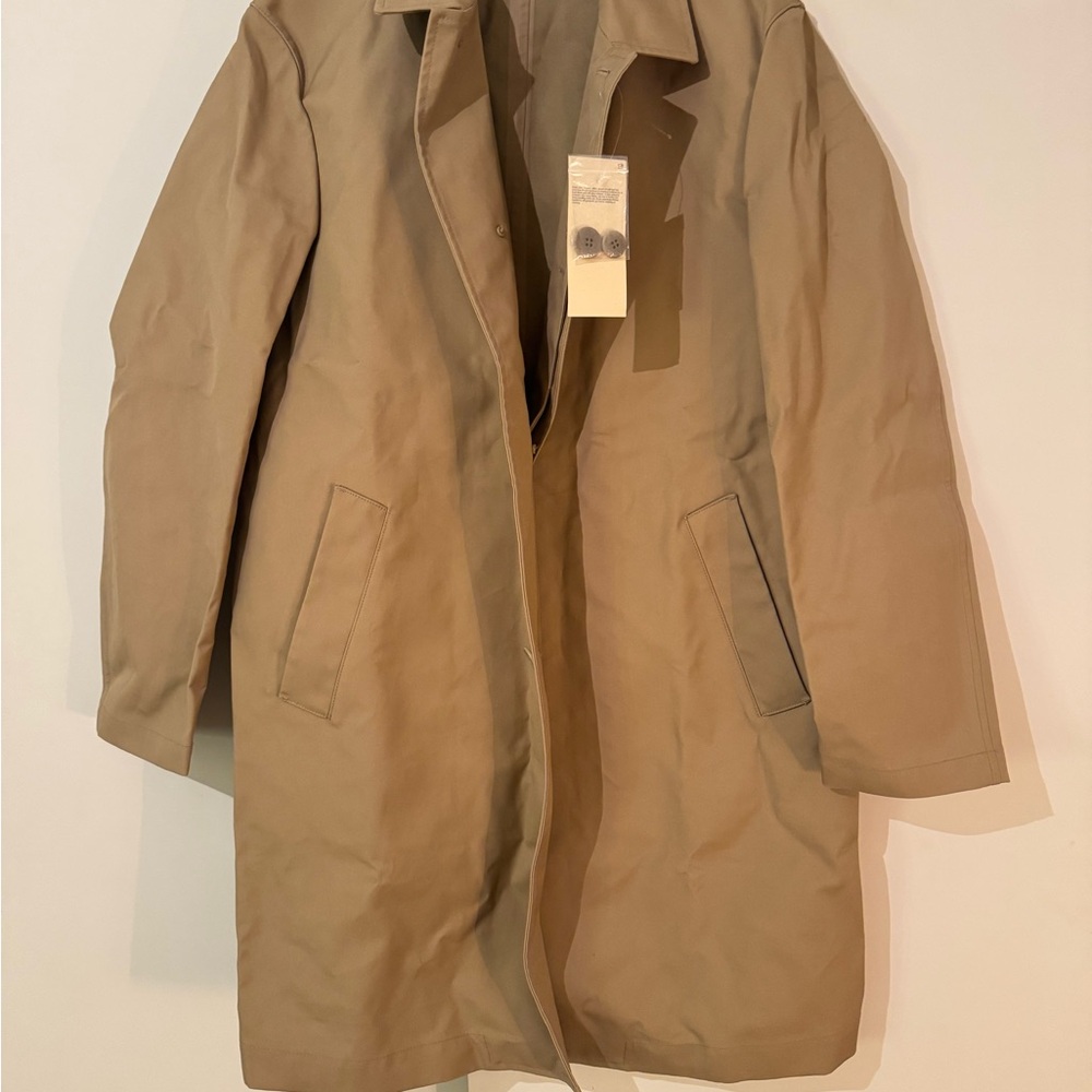 Men's Muji Beige Trench Coat